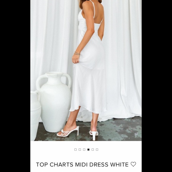 White top charts dress hello molly size small - Picture 2 of 3